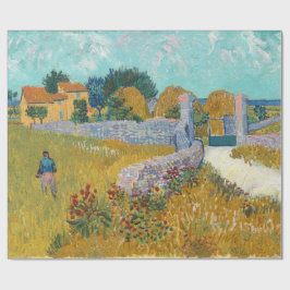 Vincent Van Gogh Farmhouse in Provence Wra Cadeaupapier