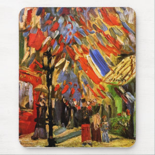 Vincent Van Gogh - Feest van 14 juli Muismat