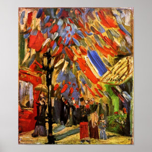 Vincent Van Gogh - Feest van 14 juli Poster