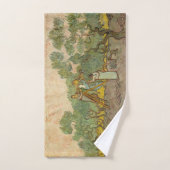 Vincent van Gogh - Femmes cueillette d'olives (Serviette à main)