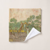 Vincent van Gogh - Femmes cueillette d'olives (Gant de toilette)