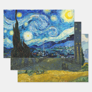 Vincent Van Gogh Fijne Kunst Decoupage Inpakpapier Vel