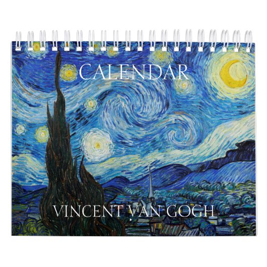 VINCENT VAN GOGH FINE ART CALENDAR KALENDER (Hoes)