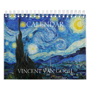 VINCENT VAN GOGH FINE ART CALENDRIER