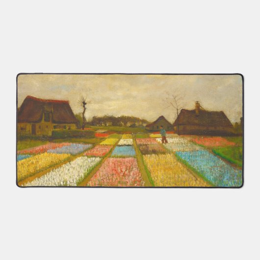 Vincent van Gogh Flower Beds in Nederland Bureaumat (Voorkant)