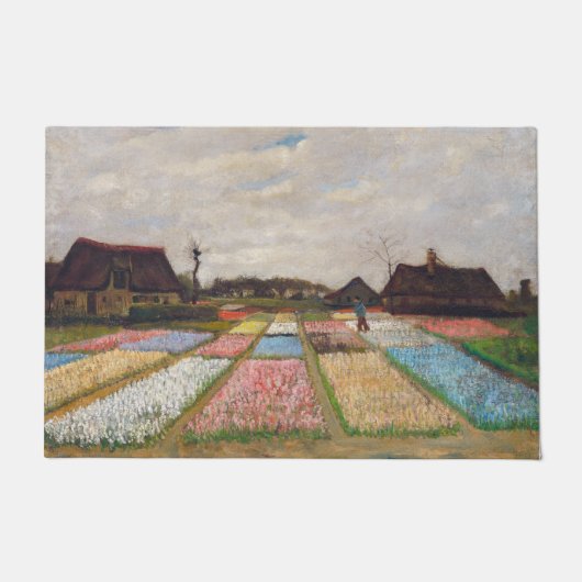 Vincent van Gogh - Flower Beds in Nederland Deurmat (Voorkant)