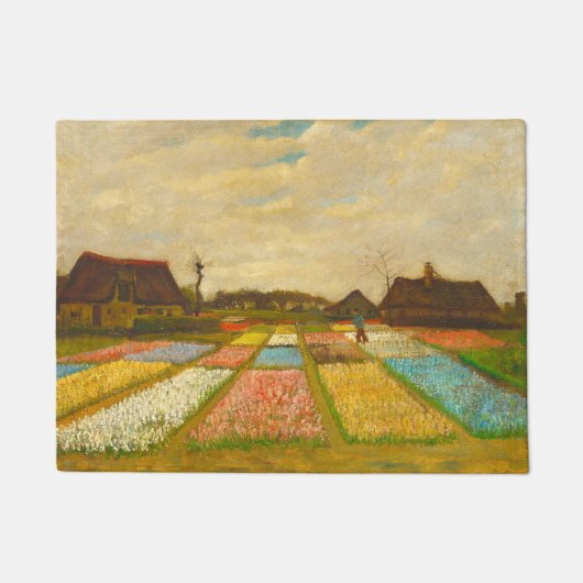 Vincent van Gogh Flower Beds in Nederland Deurmat (Voorkant)