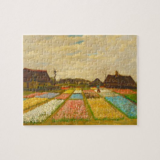 Vincent van Gogh Flower Beds in Nederland Legpuzzel (Horizontaal)