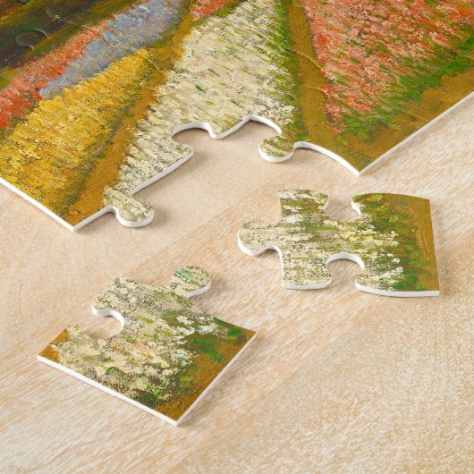Vincent van Gogh Flower Beds in Nederland Legpuzzel (Zijkant)