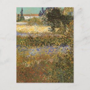 Vincent van Gogh - Flowering Garden Briefkaart