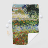 Vincent van Gogh - Flowering Garden Golfhanddoek (Insitu)