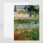 Vincent van Gogh - Flowering Garden Kaart (Voorkant / Achterkant)