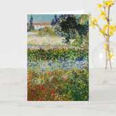 Vincent van Gogh - Flowering Garden Kaart (Gele Bloem)