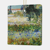 Vincent van Gogh - Flowering Garden Keramisch Ornament (Links)