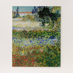 Vincent van Gogh - Flowering Garden Legpuzzel