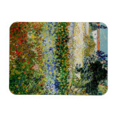 Vincent van Gogh - Flowering Garden Magneet (Horizontaal)