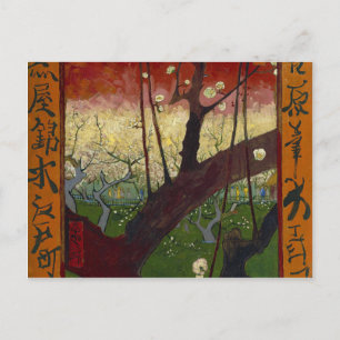 Vincent Van Gogh Flowering Plum Tree Art Briefkaart
