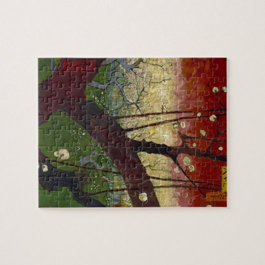 Vincent Van Gogh Flowering Plum Tree Art Legpuzzel (Horizontaal)