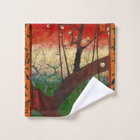 Vincent van Gogh - Flowering Plum Tree Bad Handdoek (Wasdoekje)