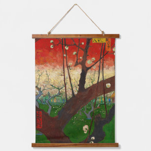 Vincent van Gogh - Flowering Plum Tree Hangend Wandkleed
