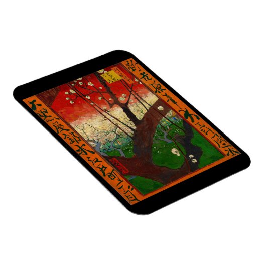 Vincent van Gogh - Flowering Plum Tree Magneet (Rechterzijde)