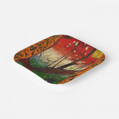 Vincent van Gogh - Flowering Plum Tree Papieren Bordje (Gebogen)