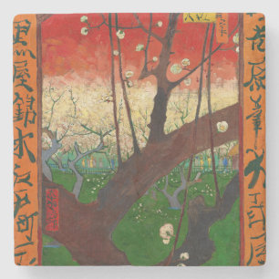 Vincent van Gogh - Flowering Plum Tree Stenen Onderzetter