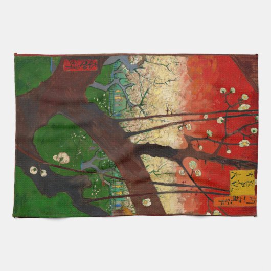 Vincent van Gogh - Flowering Plum Tree Theedoek (Horizontaal)