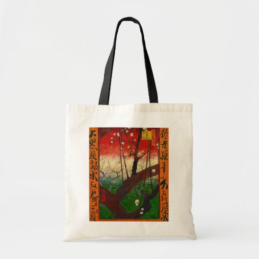 Vincent van Gogh - Flowering Plum Tree Tote Bag (Voorkant)