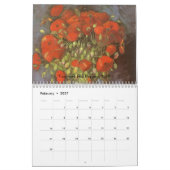 Vincent van Gogh Flowers, Post Impressionism Art Kalender (Feb 2027)