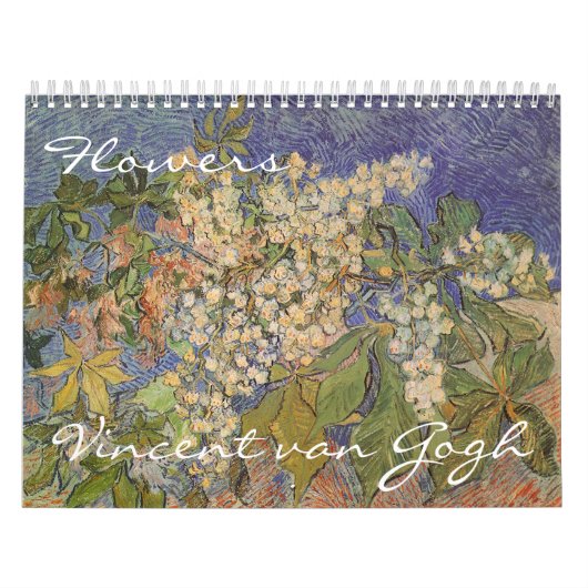 Vincent van Gogh Flowers, Post Impressionism Art Kalender (Hoes)