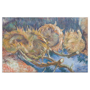 Vincent van Gogh - Four Cut Sunflower Stof