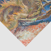 Vincent van Gogh - Four Cut Sunflowers Tissuepapier (Detail)