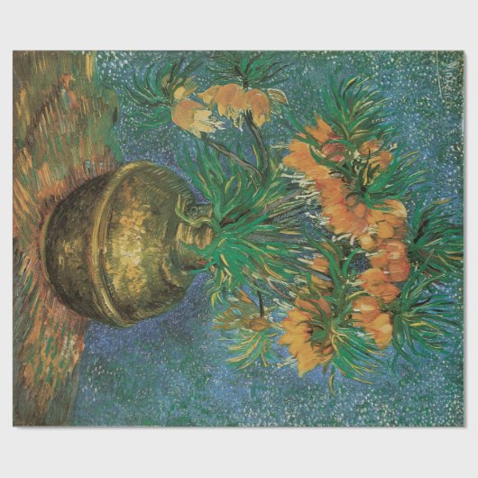 Vincent van Gogh - Fritillairen in een koperen vaa Cadeaupapier (Vlak)