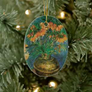 Vincent van Gogh - Fritillaria in een koperen vaas Keramisch Ornament