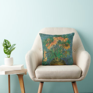 Vincent van Gogh - Fritillaria in een koperen vaas Kussen