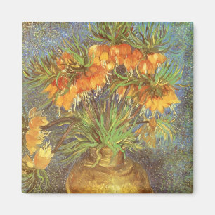 Vincent van Gogh - Fritillaria in een koperen vaas Magneet