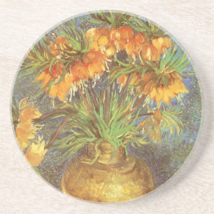 Vincent van Gogh - Fritillaria in een koperen vaas Zandsteen Onderzetter