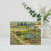 Vincent Van Gogh Garden in Arles Briefkaart (Staand voorkant)