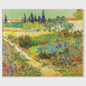 Vincent Van Gogh Garden in Arles Cadeaupapier (Vlak)