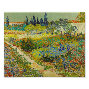 Vincent Van Gogh Garden in Arles Foto Afdruk