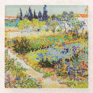 Vincent van Gogh - Garden in Arles Glazen Onderzetter