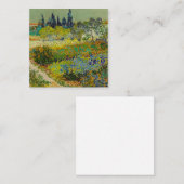 Vincent Van Gogh Garden in Arles Informatiekaartje (Voorkant / Achterkant)