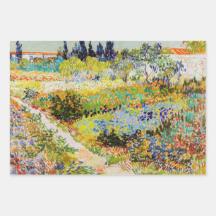 Vincent van Gogh - Garden in Arles Inpakpapier Vel
