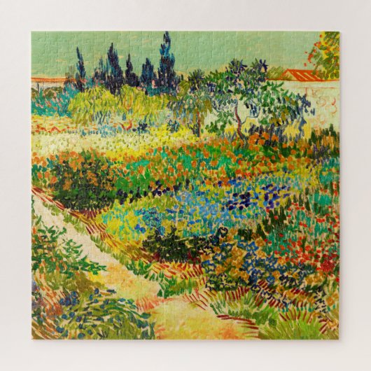Vincent Van Gogh Garden in Arles Legpuzzel (Verticaal)