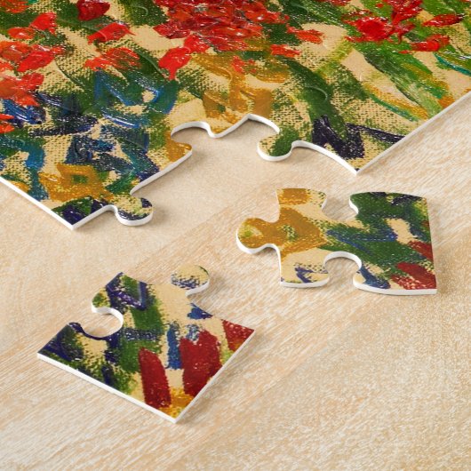 Vincent Van Gogh Garden in Arles Legpuzzel (Zijkant)