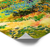 Vincent Van Gogh Garden in Arles Poster (Hoek)