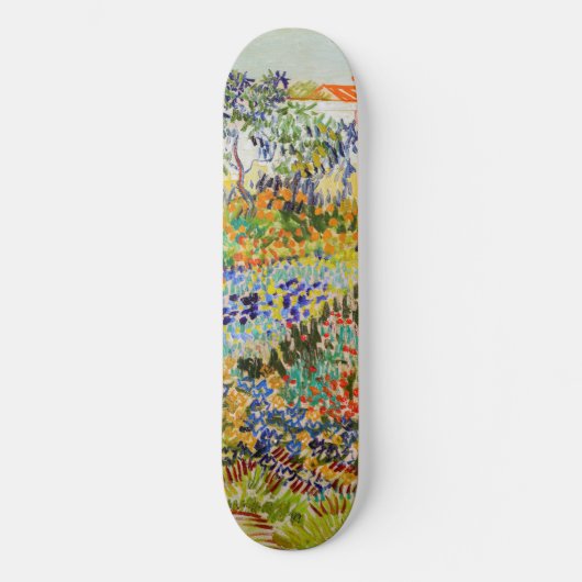 Vincent van Gogh - Garden in Arles Skateboard (Voorkant)
