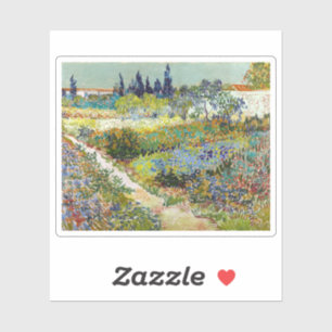 Vincent van Gogh Garden in Arles Sticker