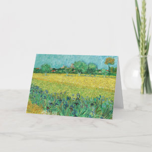 Vincent van Gogh - Gebied met Irises bij Arles Kaart